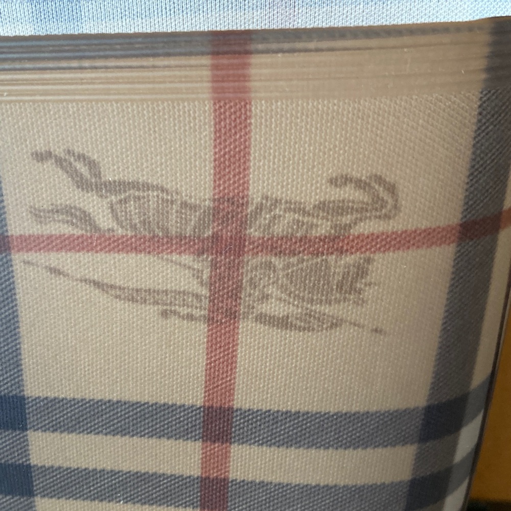 NIB Burberry Tan & Black Plaid Rain Boots - Picture 2 of 9